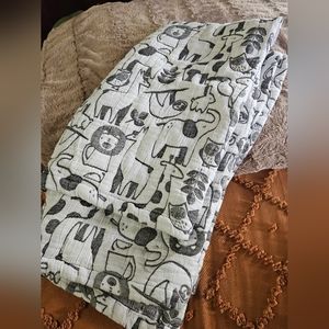 Cloud Island Muslin Baby Blanket